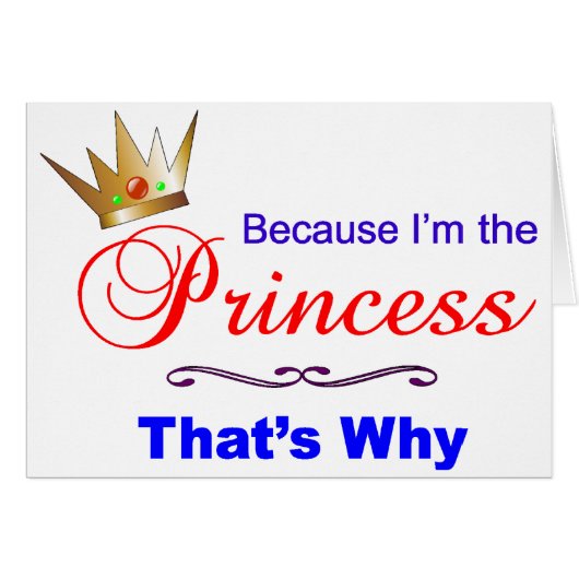 Princess Cards (Front Horizontal)