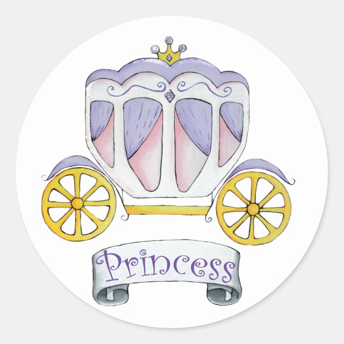 Princess Carriage Stickers