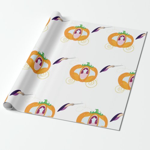 Princess Carriage Wrapping Paper