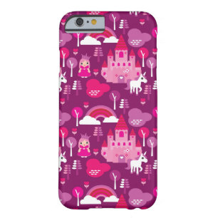 princess castle and unicorn rainbow barely there iPhone 6 case