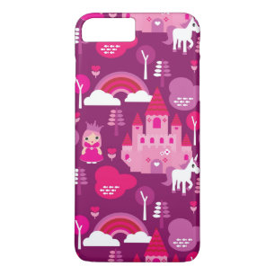 princess castle and unicorn rainbow iPhone 8 plus/7 plus case