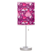 princess castle and unicorn rainbow table lamp (Left)