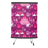 princess castle and unicorn rainbow tripod lamp (Right)