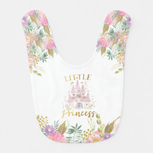 Princess Castle Baby Bib