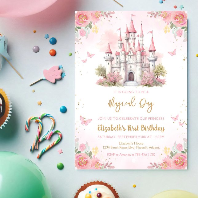 Princess Castle Birthday Invitation (Creator Uploaded)