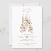 Princess Castle Birthday Invitation (Front)