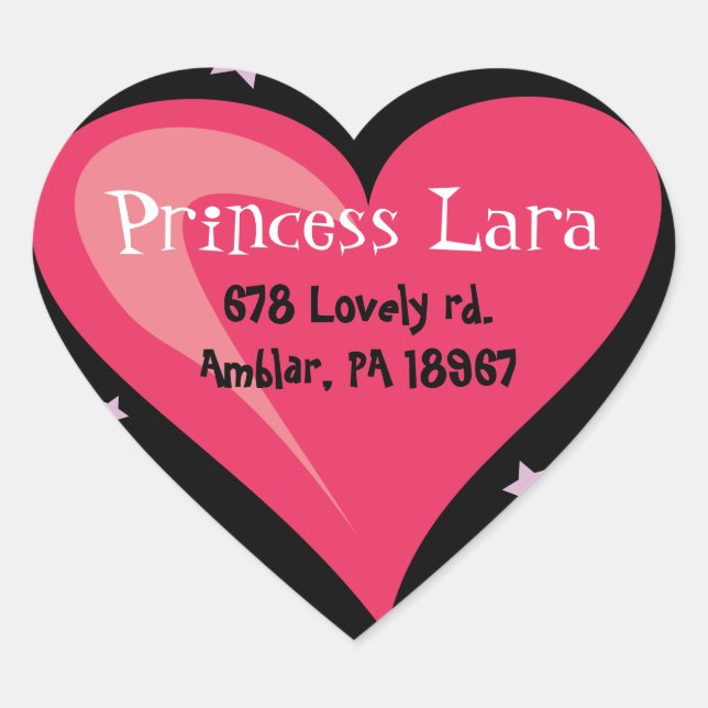 PRINCESS CASTLE Birthday Party Invitation Sticker (Front)