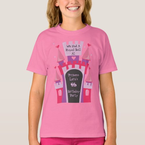 PRINCESS CASTLE Birthday Party T_Shirt