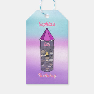 Princess Castle -  Birthday Theme - Gift Tags
