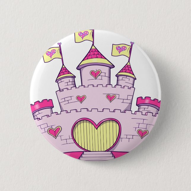 Princess castle button (Front)