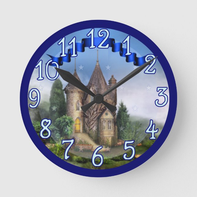 Princess Castle design Wall Clock (Front)
