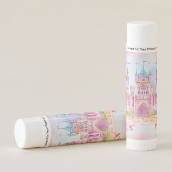 Princess Castle Fairy Tale Birthday Party Favor Lip Balm by InvitationCentral at Zazzle