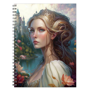 Princess Castle Fantasy Art Notebook