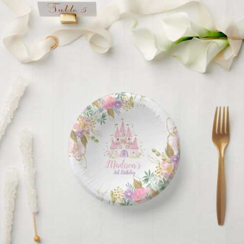 Princess Castle Favor Tags Paper Bowls