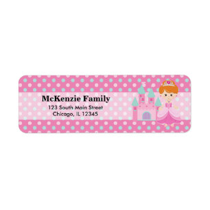 Princess & Castle Label