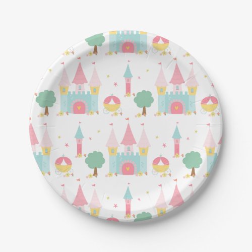 Princess Castle Paper Plates