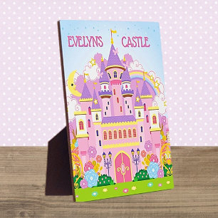 Princess Castle room decor tabletop plaque