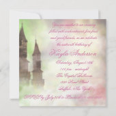 Princess Castle Royal Carriage Princess Sweet 16 Invitation (Back)