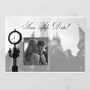 Princess Castle Save the Date Wedding Invitation