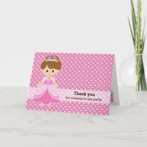 Princess  Castle Thank You Card