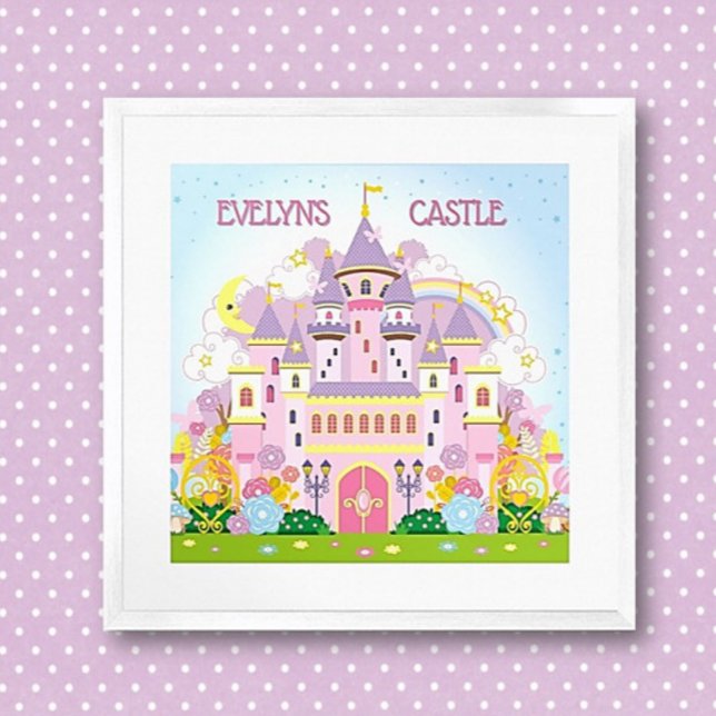 Princess Castle wall decor framed poster (Creator Uploaded)