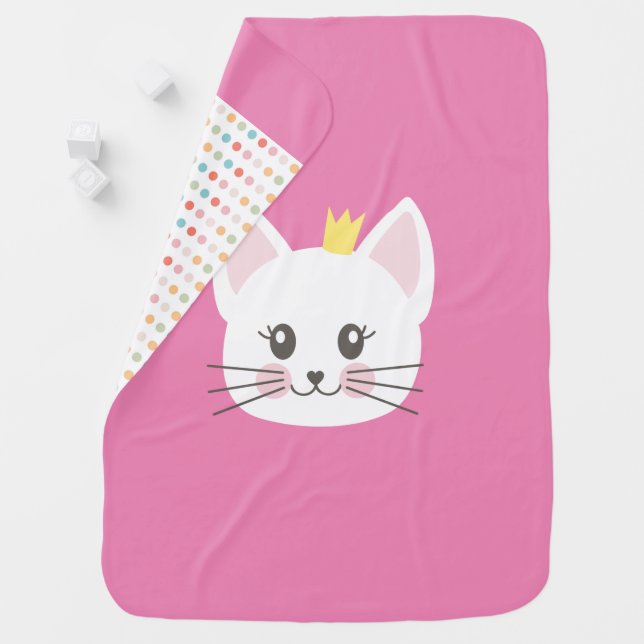 Princess Cat Baby Blanket (In Situ)