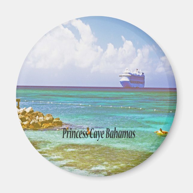Princess Caye Magnet (Front)