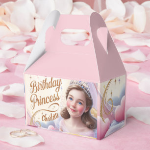 Princess Celebration Happy Birthday Favor Boxes
