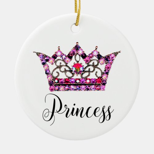 Princess Ceramic Ornament