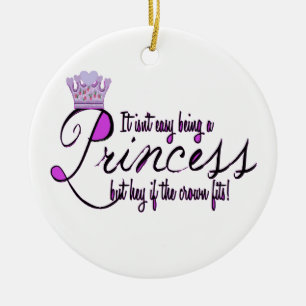 Princess Ceramic Ornament
