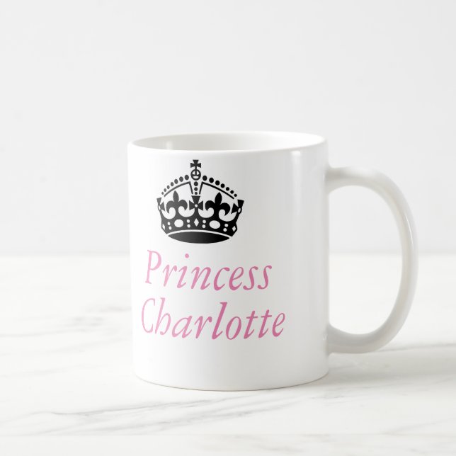 Princess Charlotte and British crown Coffee Mug (Right)