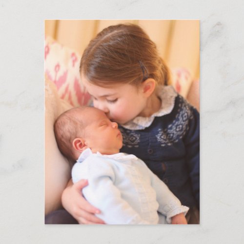 Princess Charlotte and Prince Louis Postcard
