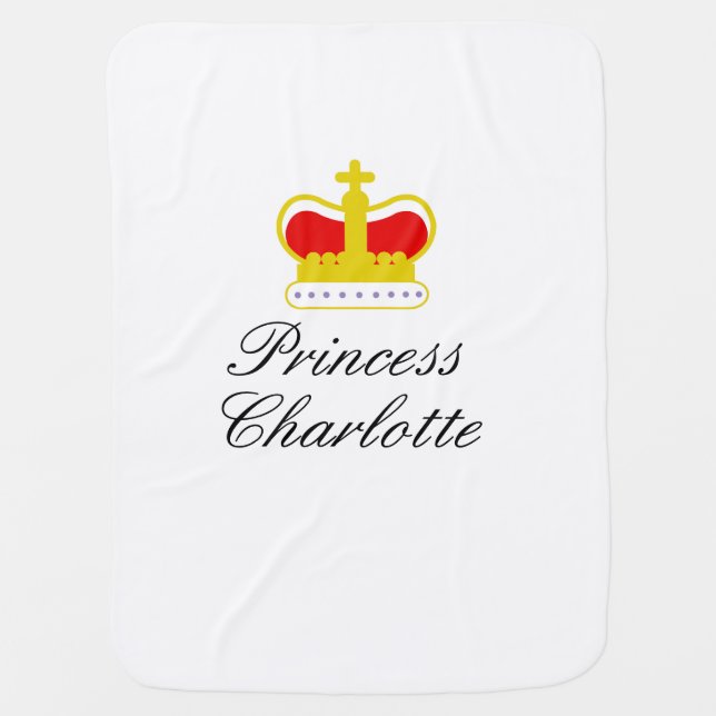 Princess Charlotte baby blanket (Front)