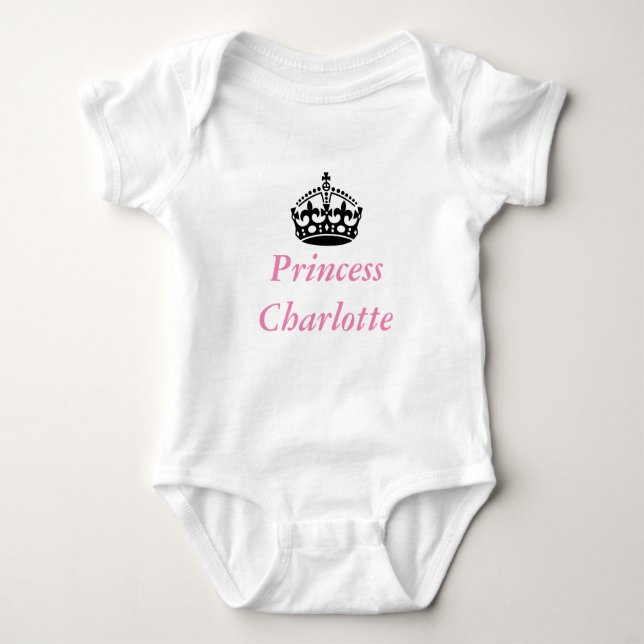 Princess Charlotte Baby Bodysuit (Front)