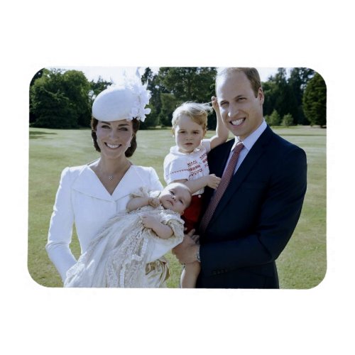 Princess Charlotte christening July 2015 stylized Magnet