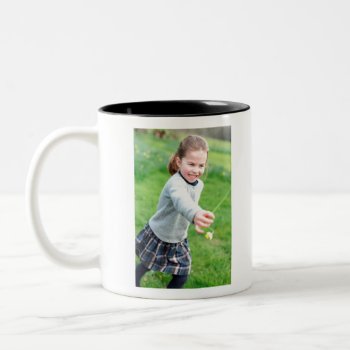 Princess Charlotte - Fourth Birthday Two-tone Coffee Mug by Moma_Art_Shop at Zazzle