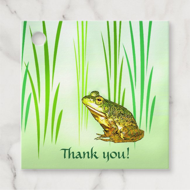 Princess Charming Frog Thank You Favor Tags