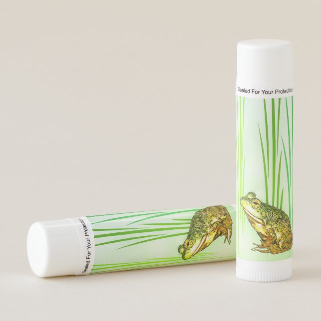 Princess Charming Green Frog Animal Lip Balm (Front)