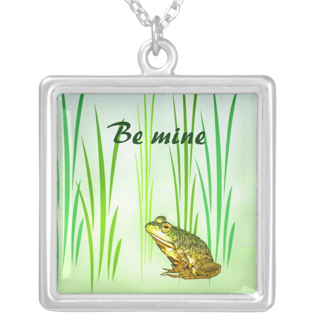 Princess Charming Valentine Silver Plated Necklace (Front)