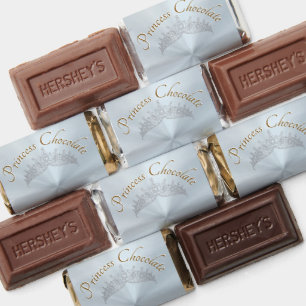 Princess Chocolate & Thank You - Pastel Blue - Hershey's Miniatures