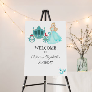 Princess Cinderella Birthday Party Decoration Foam Board