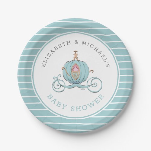 Princess Cinderella Carriage | Girl Baby Shower Paper Plates