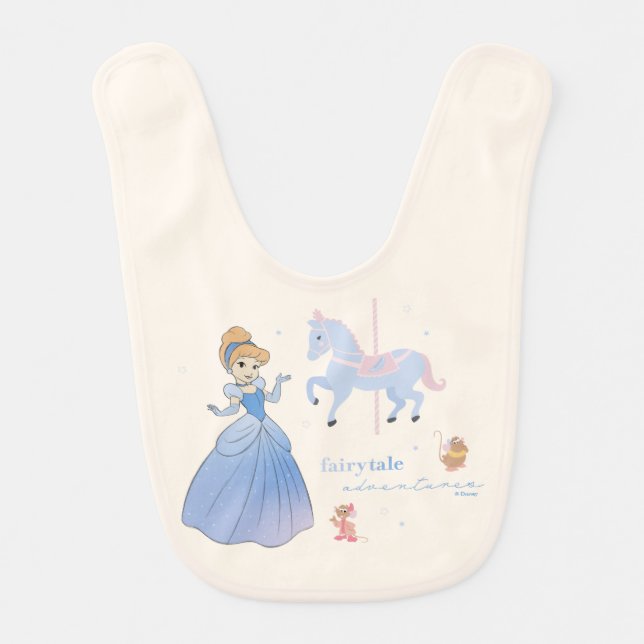 Princess Cinderella | Fairytale Adventures Baby Bib (Front)