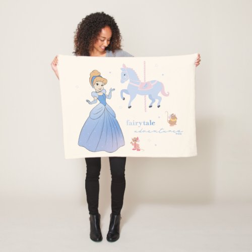 Princess Cinderella  Fairytale Adventures Fleece Blanket