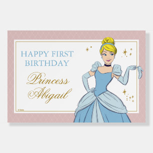 Princess Cinderella Watercolor Birthday Foam Board