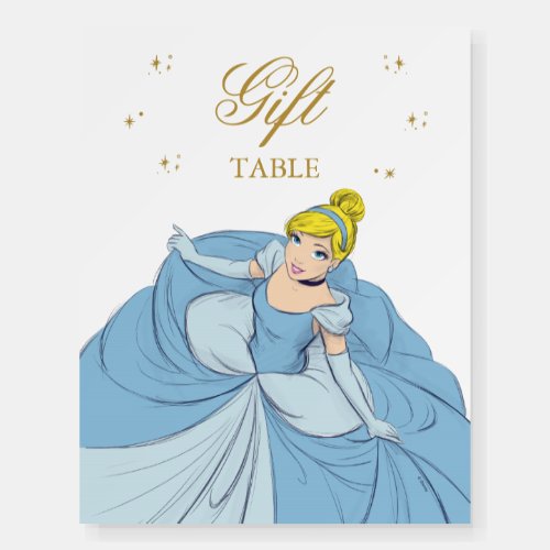 Princess Cinderella  Watercolor Birthday Foam Board