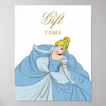Princess Cinderella | Watercolor Birthday Poster by DisneyPrincess at Zazzle