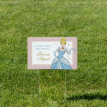 Princess Cinderella | Watercolor Birthday Sign