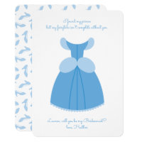 Princess Cinderella | Will You Be My Bridesmaid? Invitation