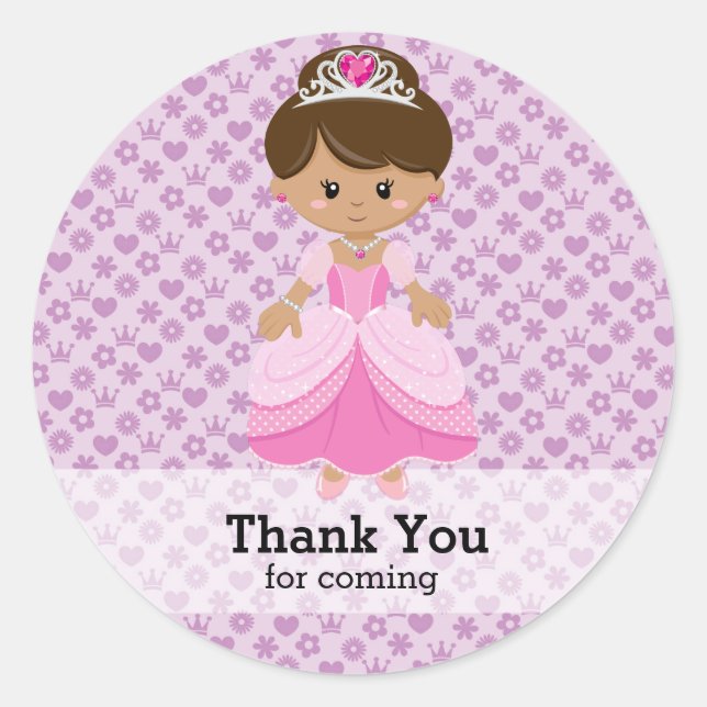 Princess Classic Round Sticker (Front)